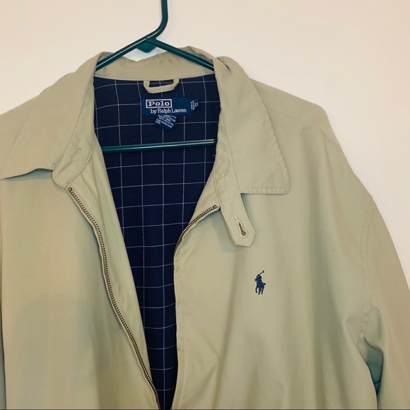 Polo Ralph Lauren Bi-Swing tan zip up jacket - Picture 2 of 15